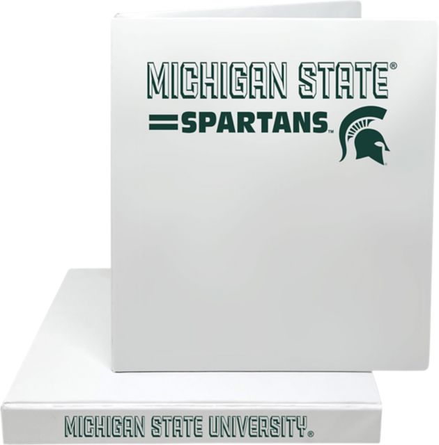 Michigan State University 1 inch Vinal Binder