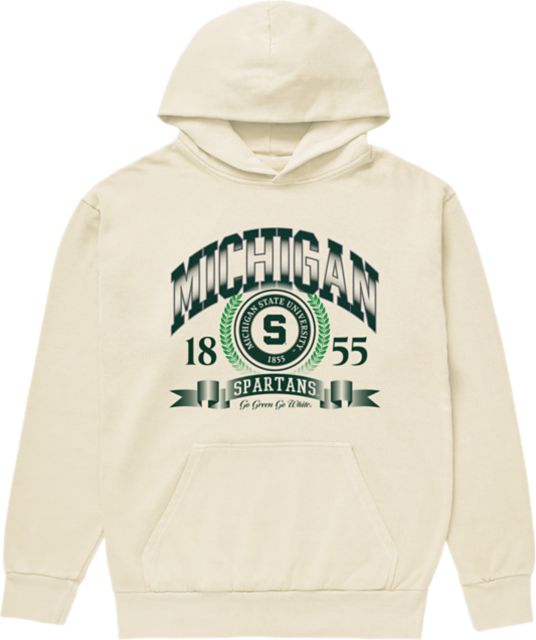 Michigan State University Spartans Vintage Hooded Sweatshirt