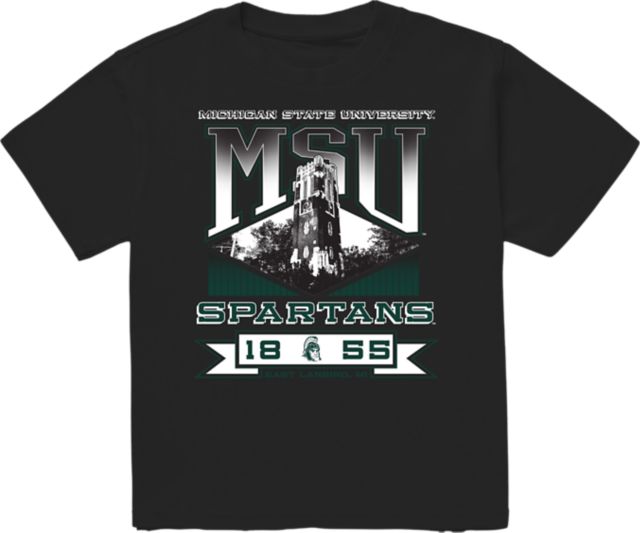 Michigan State University Spartans Vintage Short Sleeve T-Shirt