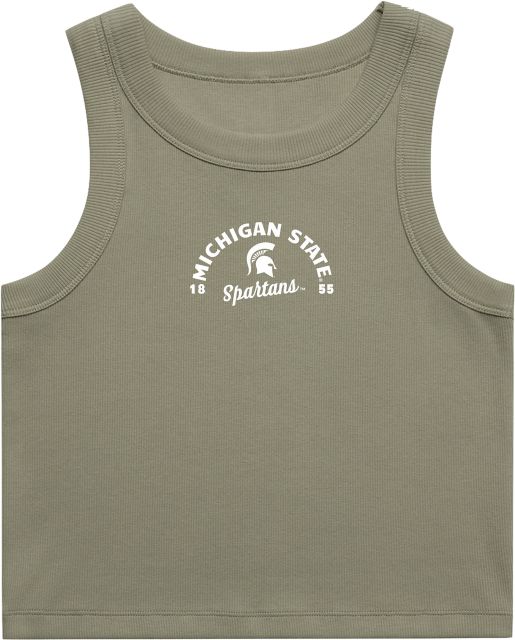Michigan State University Spartans Women's Ribbed Tank Top