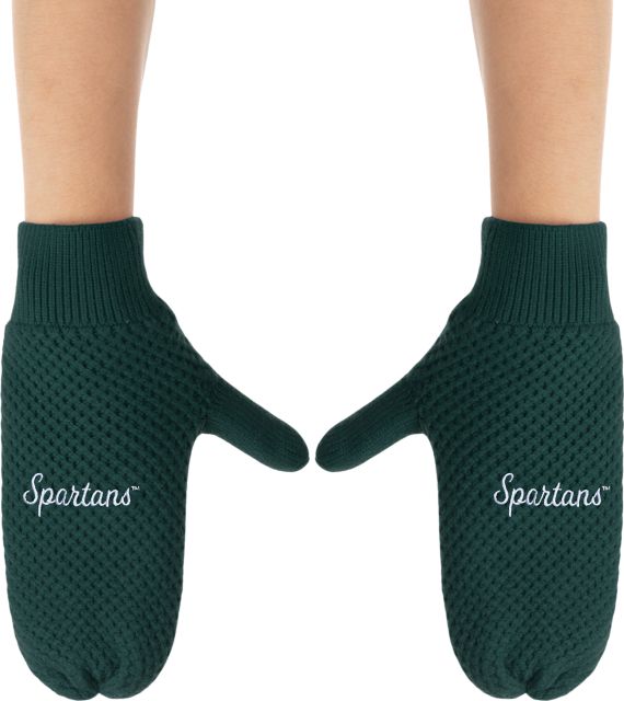 Michigan State University Knit Fashion Mittens