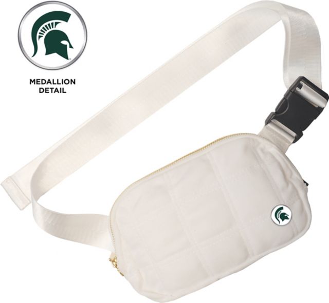 Michigan State University Spartans Quilted Belt Bag