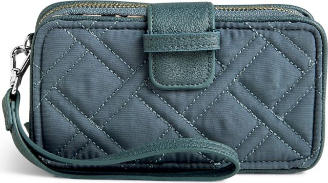 Vera Bradley RFID Smartphone Wristlet Charcoal: Washington University - St.  Louis