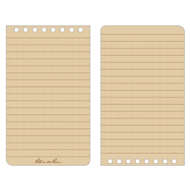 3x5 Top Spiral Tan Notebook Kits
