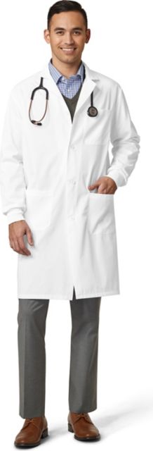 【soyy.】PHARMACIST COAT Fashion Seal Healthcare Unisex 80/20 Poplin 41'' Lab Coat