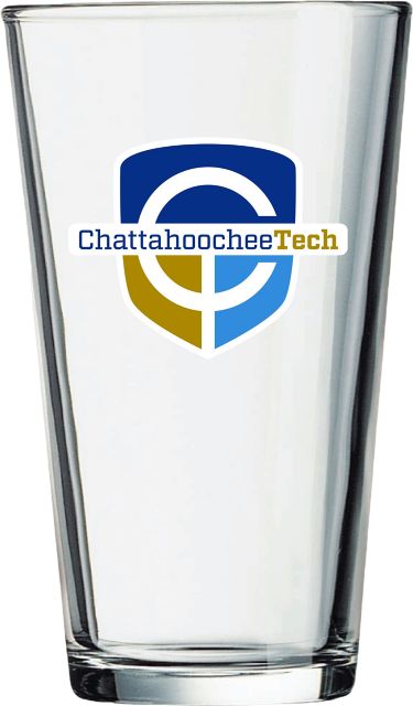 Chattahoochee Technical College 16 oz. Glass