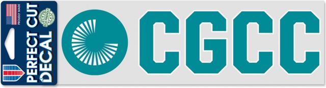 Chandler-Gilbert Community College Coyotes 3 x 10 Perfect Cut Decal