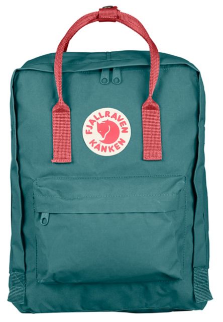 fjallraven kanken forest green peach pink