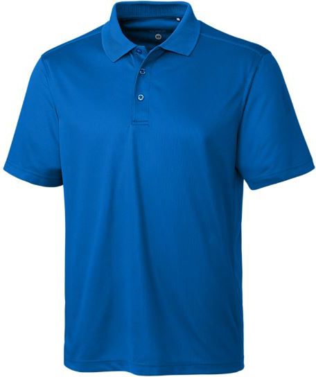 Mens Ice Pique Polo Royal Blue 2XL