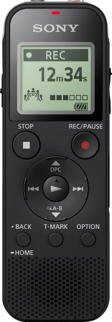 Sony Stereo Digital Voice Recorder with Built-in USB Black - ONLINE ONLY