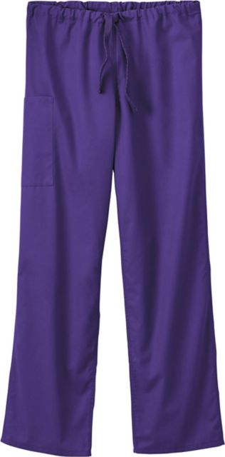 Unisex Drawstring Pant Purple 3X
