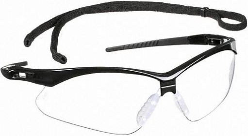 Safety Glasses Anti-Scratch Wraparound Frame with Cord