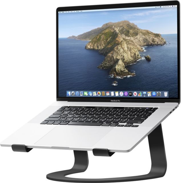 Curve SE Ergonomic Silver Aluminum MacBook Stand