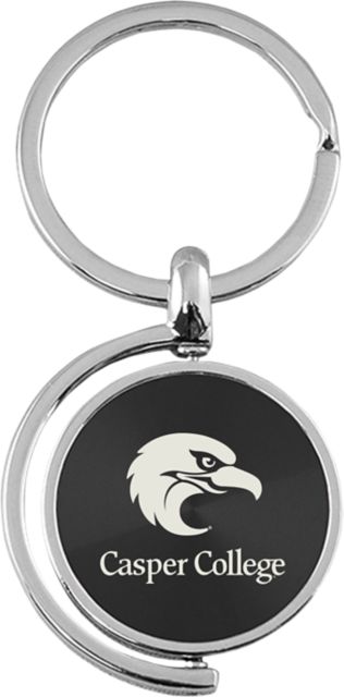 Casper College Spinner Keychain
