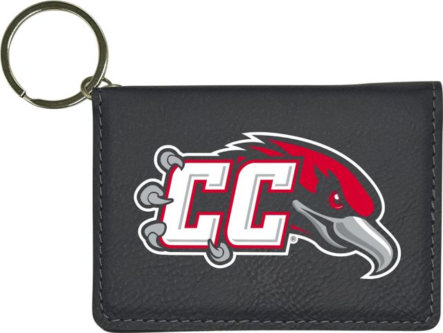 Casper College Thunderbirds Leather ID Holder