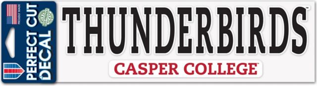 Casper College 3'' x 10'' Perfect Cut Decal