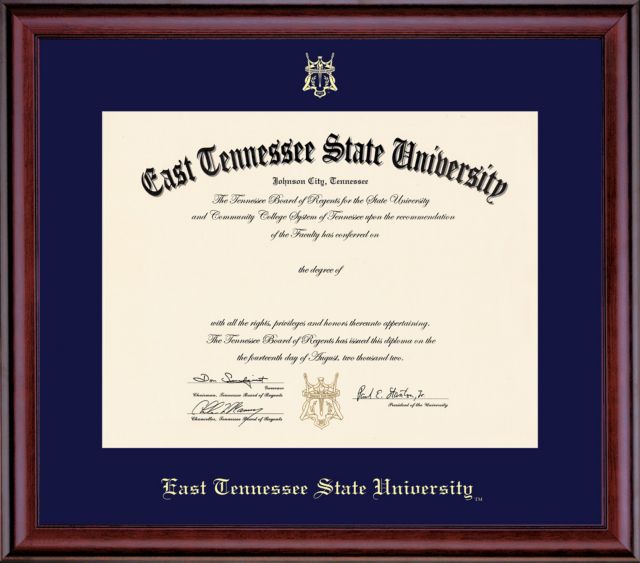 East Tennessee State University 11'' x 14'' Classic Diploma Frame