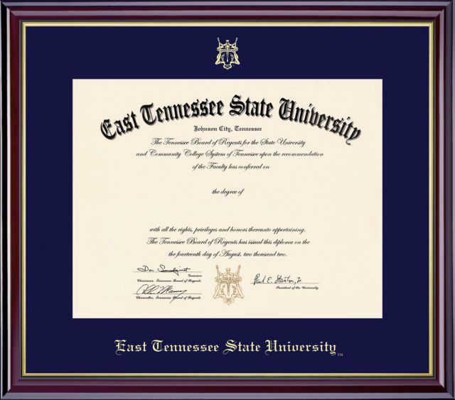 East Tennessee State University 11'' x 14'' Windsor Diploma Frame