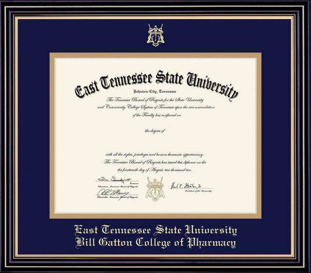 East Tennessee State University 14'' x 17'' Prestige Diploma Frame