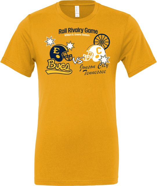 East Tennessee State University Football Rail Rivalry Short Sleeve T-Shirt