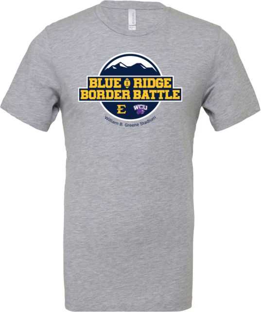 East Tennessee State University Football Blue Ridge Border Battle Short Sleeve T-Shirt