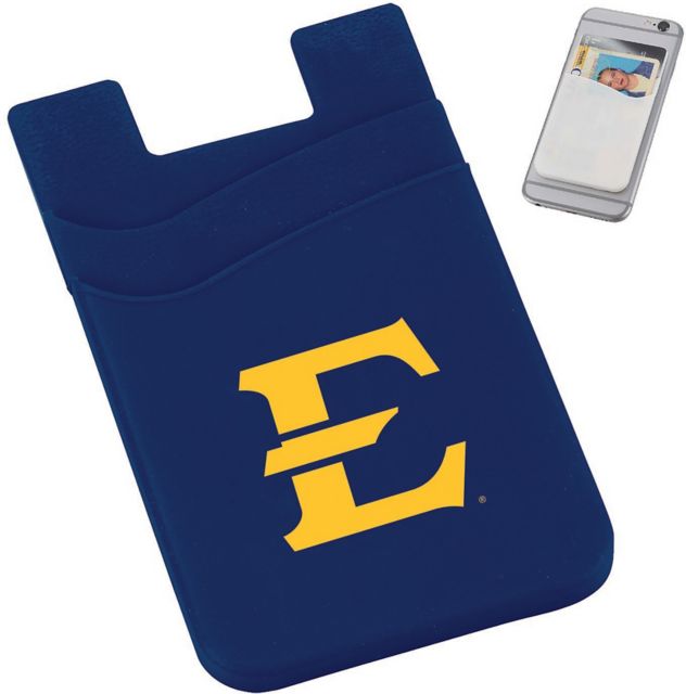 East Tennessee State University Silicone Card Wallet