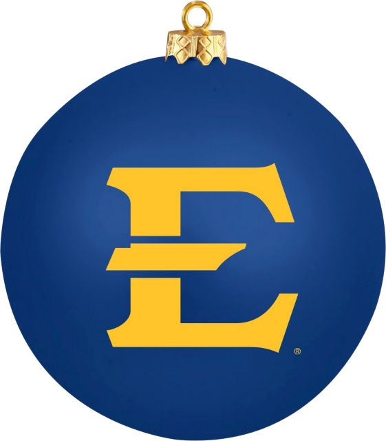 East Tennessee State University Shatterproof Round Ornament
