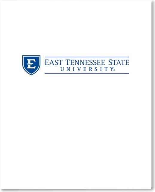 East Tennessee State University 2 Pocket Folder