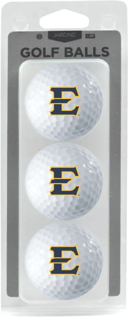 East Tennessee State University 3 Pack Golf Balls