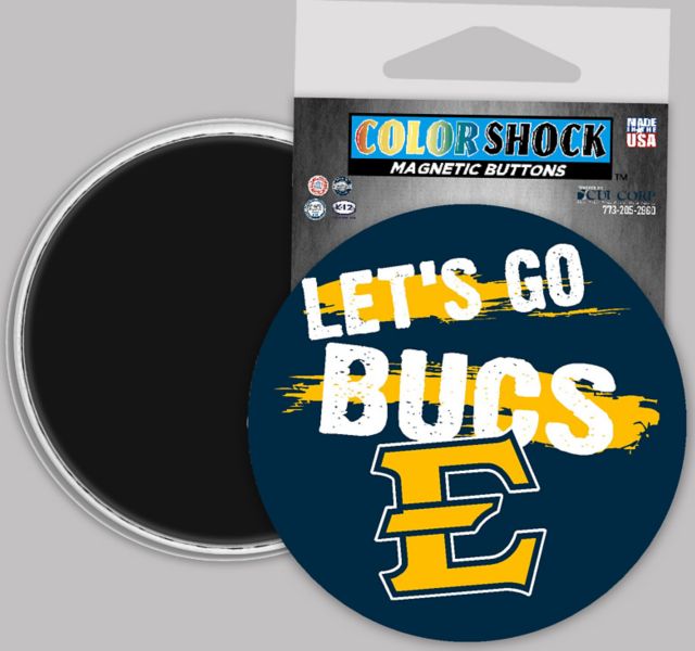 East Tennessee State University Buccaneers 3" Button Magnet