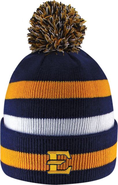 East Tennessee State University Knit Cuff Pom Hat
