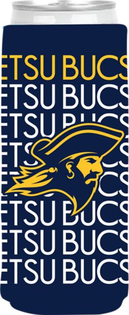 East Tennessee State University Buccaneers Slim Can Coozie