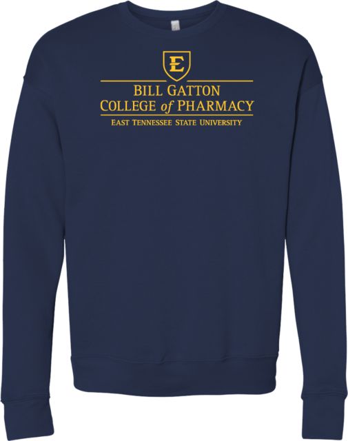 ETSU Bella + Canvas Fleece Crew ETSU College of Pharmacy - ONLINE ONLY
