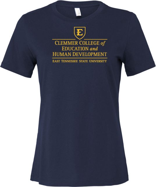 ETSU Bella + Canvas Womens Relaxed Cotton T Shirt ETSU College of Education - ONLINE ONLY