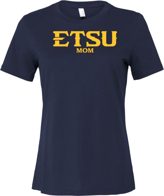 ETSU Bella + Canvas Womens Relaxed Cotton T Shirt ETSU Mom - ONLINE ONLY