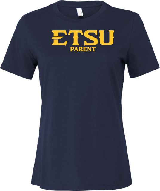 ETSU Bella + Canvas Womens Relaxed Cotton T Shirt ETSU Parent - ONLINE ONLY