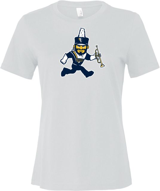 ETSU Bella + Canvas Womens Relaxed Cotton T Shirt ETSU Running Bucky Marching Band - ONLINE ONLY