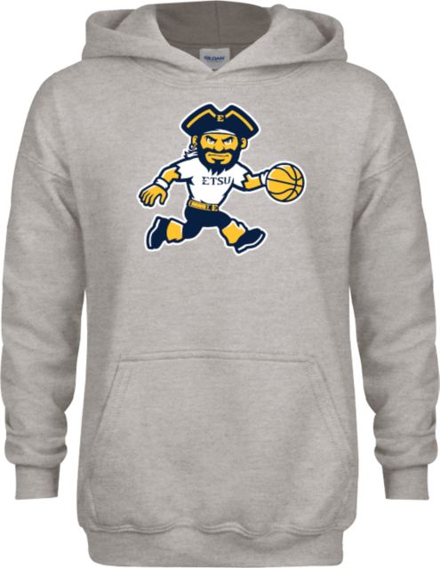 ETSU Youth Fleece Hood ETSU Running Bucky Basketball - ONLINE ONLY