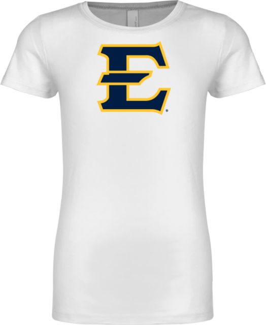 ETSU Next Level Girls Fashion Fit T Shirt ETSU Athletic Mark E - ONLINE ONLY