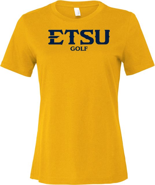 ETSU Bella + Canvas Womens Relaxed Cotton T Shirt ETSU Golf - ONLINE ONLY