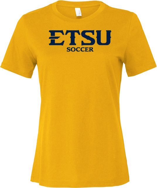 ETSU Bella + Canvas Womens Relaxed Cotton T Shirt ETSU Soccer - ONLINE ONLY