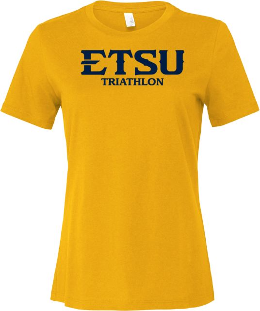 ETSU Bella + Canvas Womens Relaxed Cotton T Shirt ETSU Triathlon - ONLINE ONLY