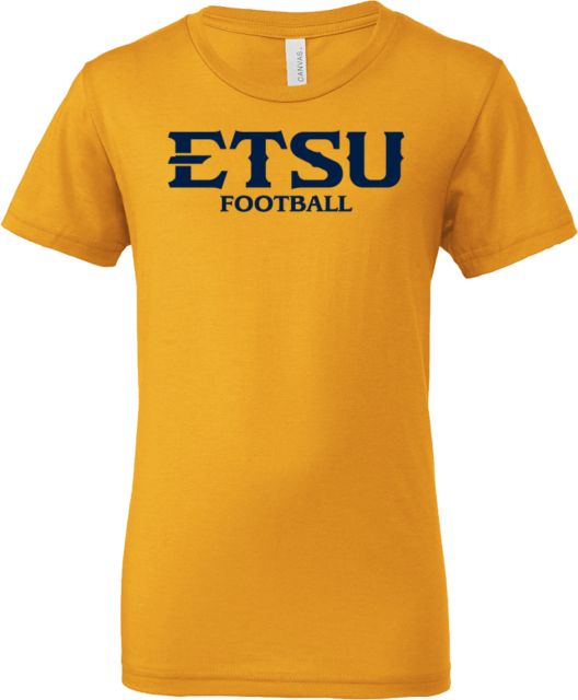 ETSU Bella + Canvas Youth Jersey T Shirt ETSU Football - ONLINE ONLY
