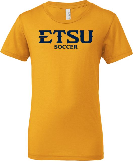 ETSU Bella + Canvas Youth Jersey T Shirt ETSU Soccer - ONLINE ONLY