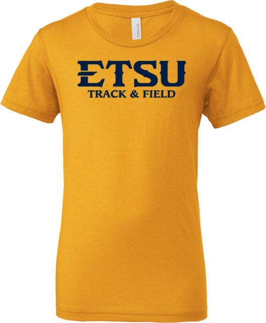 ETSU Bella + Canvas Youth Jersey T Shirt ETSU Track and Field - ONLINE ONLY