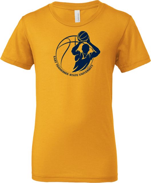 ETSU Bella + Canvas Youth Jersey T Shirt ETSU Basketball Graphic - ONLINE ONLY
