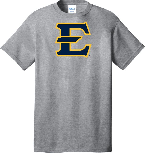 ETSU Extended Athletic Heather T Shirt  ETSU Athletic Mark E - ONLINE ONLY