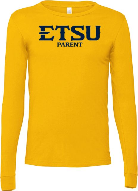 ETSU Bella + Canvas Jersey Cotton Long Sleeve T Shirt ETSU Parent - ONLINE ONLY