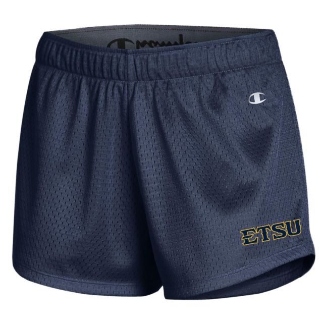 ETSU Champion Womens Mesh Short ETSU Athletic Mark Wordmark - ONLINE ONLY