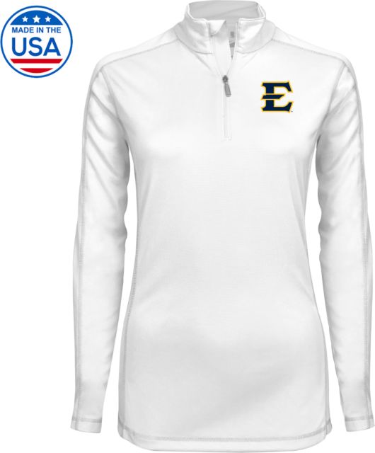 ETSU Syntrel Womens Interlock 1/4 Zip ETSU Athletic Mark E - ONLINE ONLY